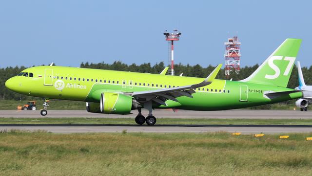 RA-73458:Airbus A320:S7 Airlines